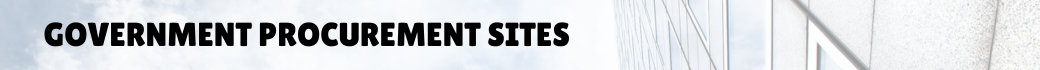 Govt Procurement Sites banner
